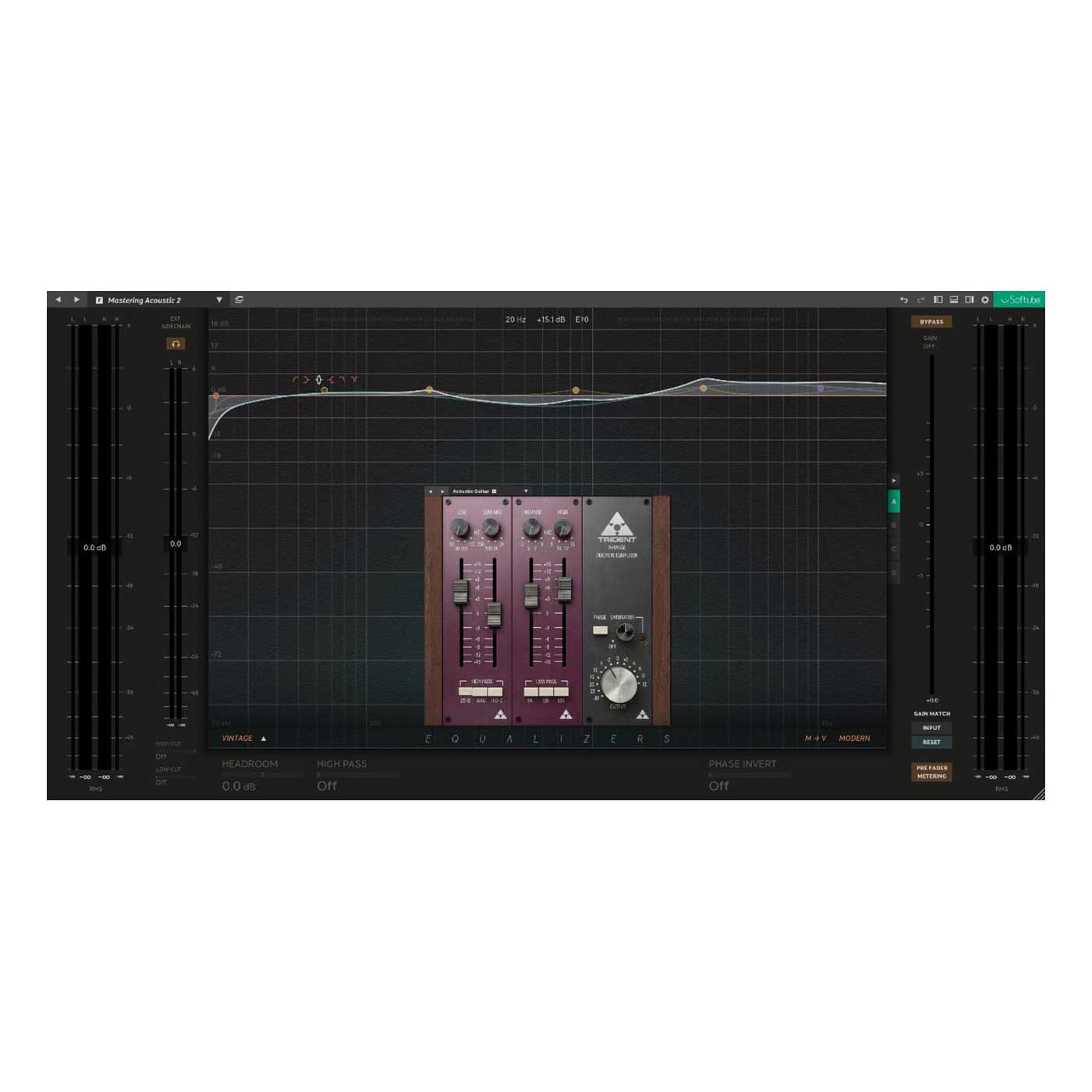 Softube Equalizers + Trident A-range プラグインソフト ソフチューブ [メール納品 代引き不可]