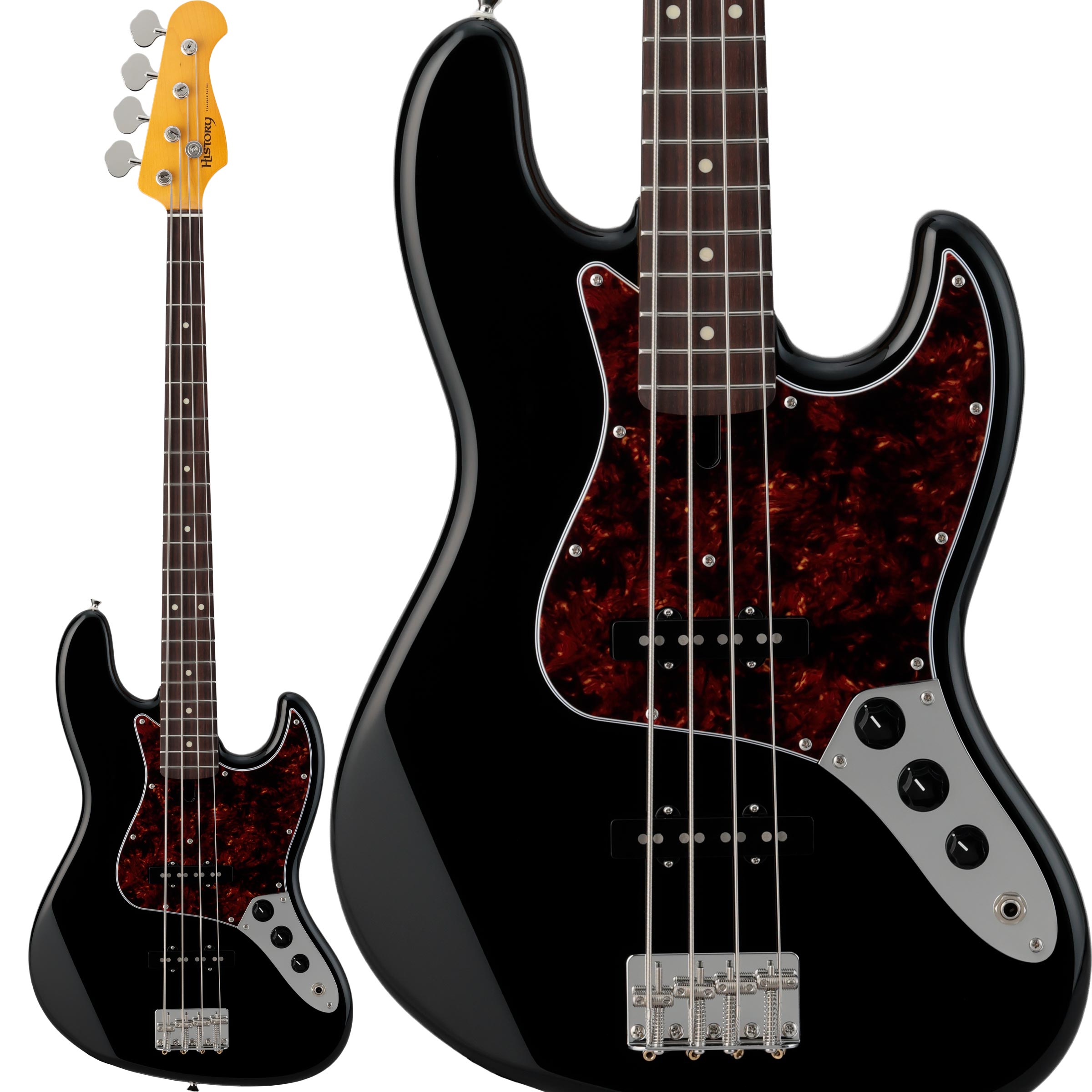 楽天市場】HISTORY HPB-Standard BLK Black 日本製エレキベース