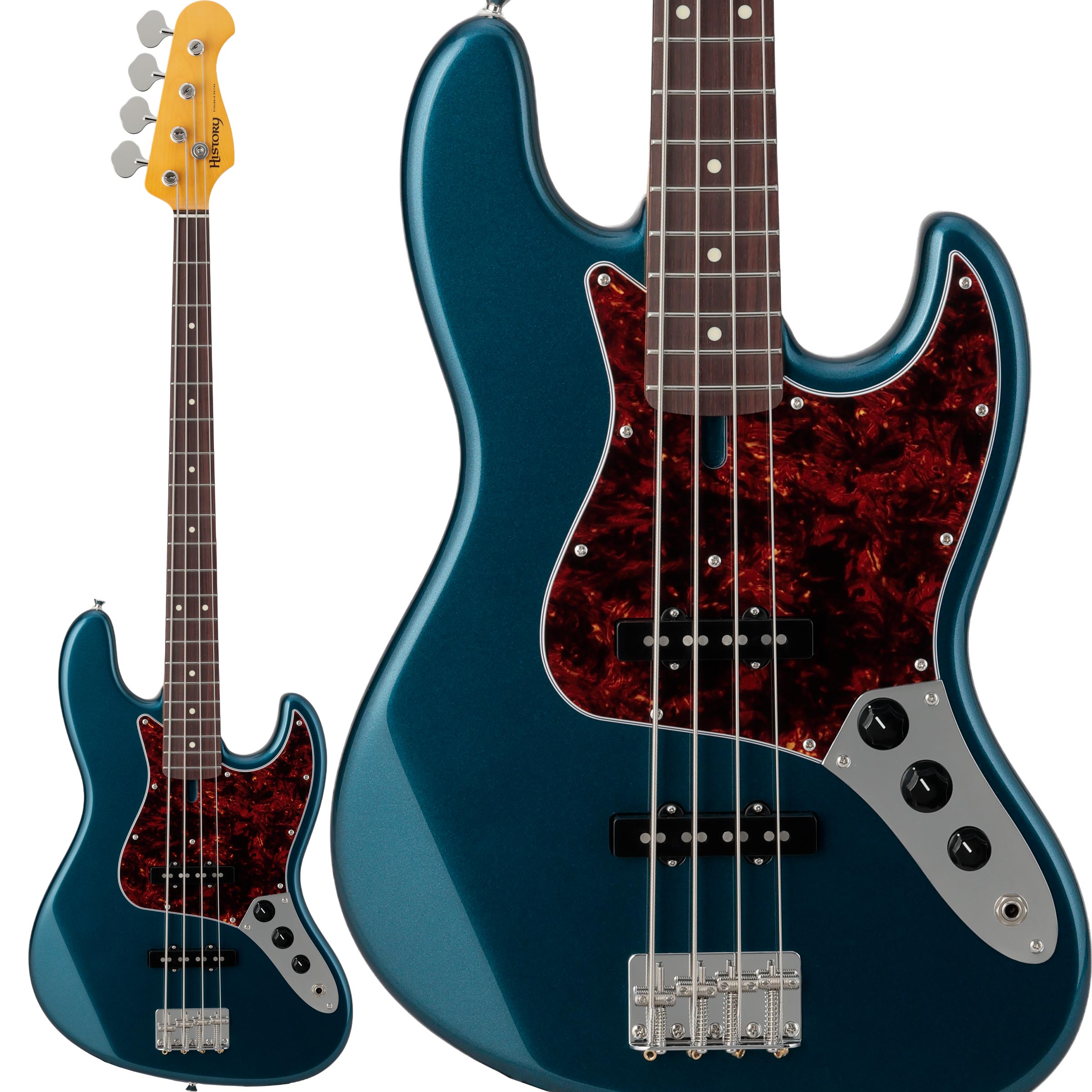 楽天市場】HISTORY HJB/m-Standard OIB Old Ice Blue 国産エレキベース