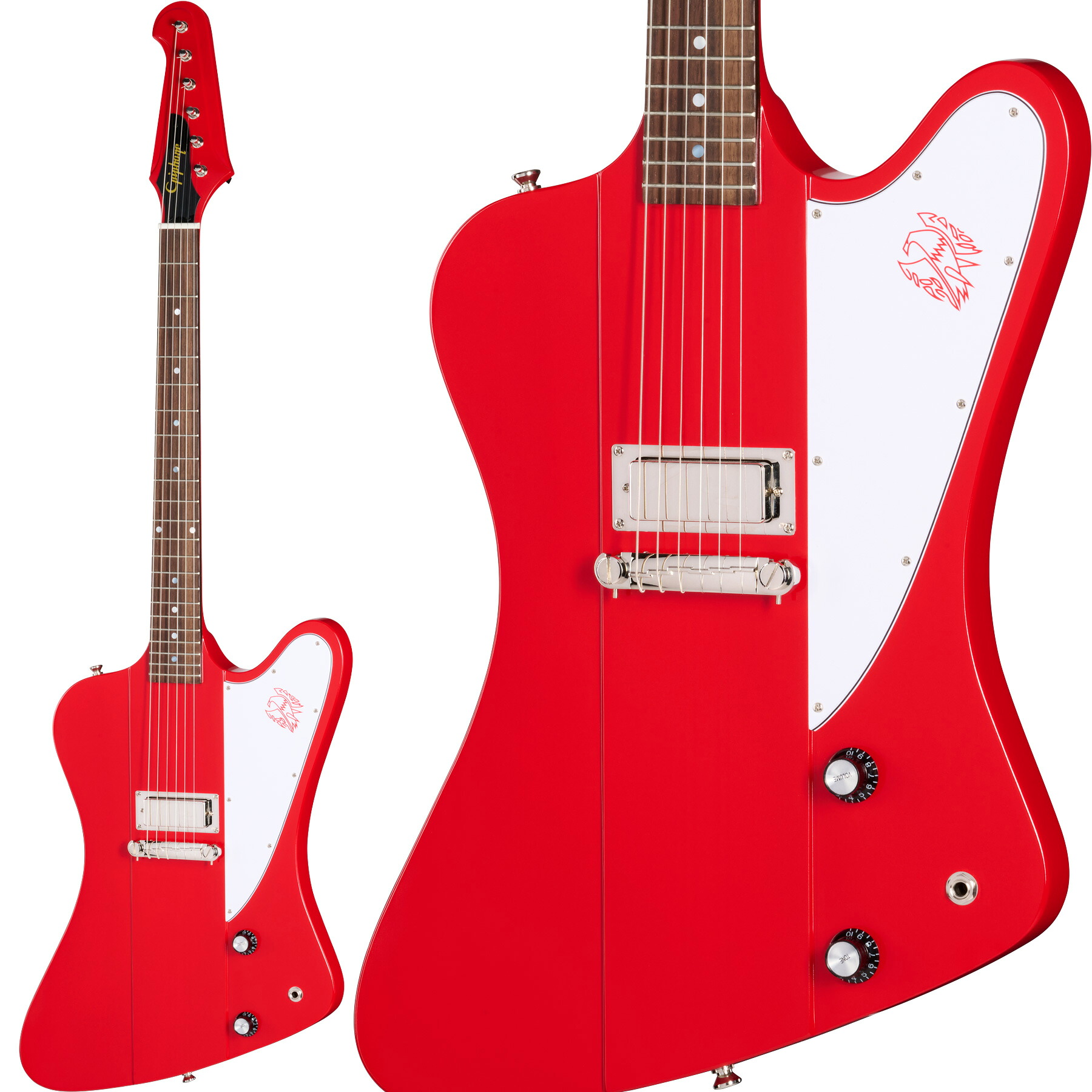 【マラソン期間中 エントリーでさらP5倍】Epiphone IGC 1963 Firebird I Reissue Cardinal Red エレキギター ファイヤーバード エピフォン｜島村楽器