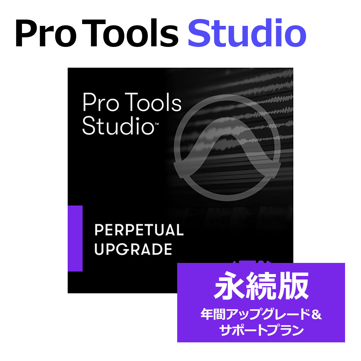 【マラソン期間中 エントリーでさらP5倍】 Avid Pro Tools Studio 永続ライセンス 年間アップグレード&サポートプラン (更新・再加入) 永続版 すでに永続版をお持ちの方向けの延長・再加入ライセンス アビッド 2540-00485-00[メール納品 代引き不可]｜島村楽器