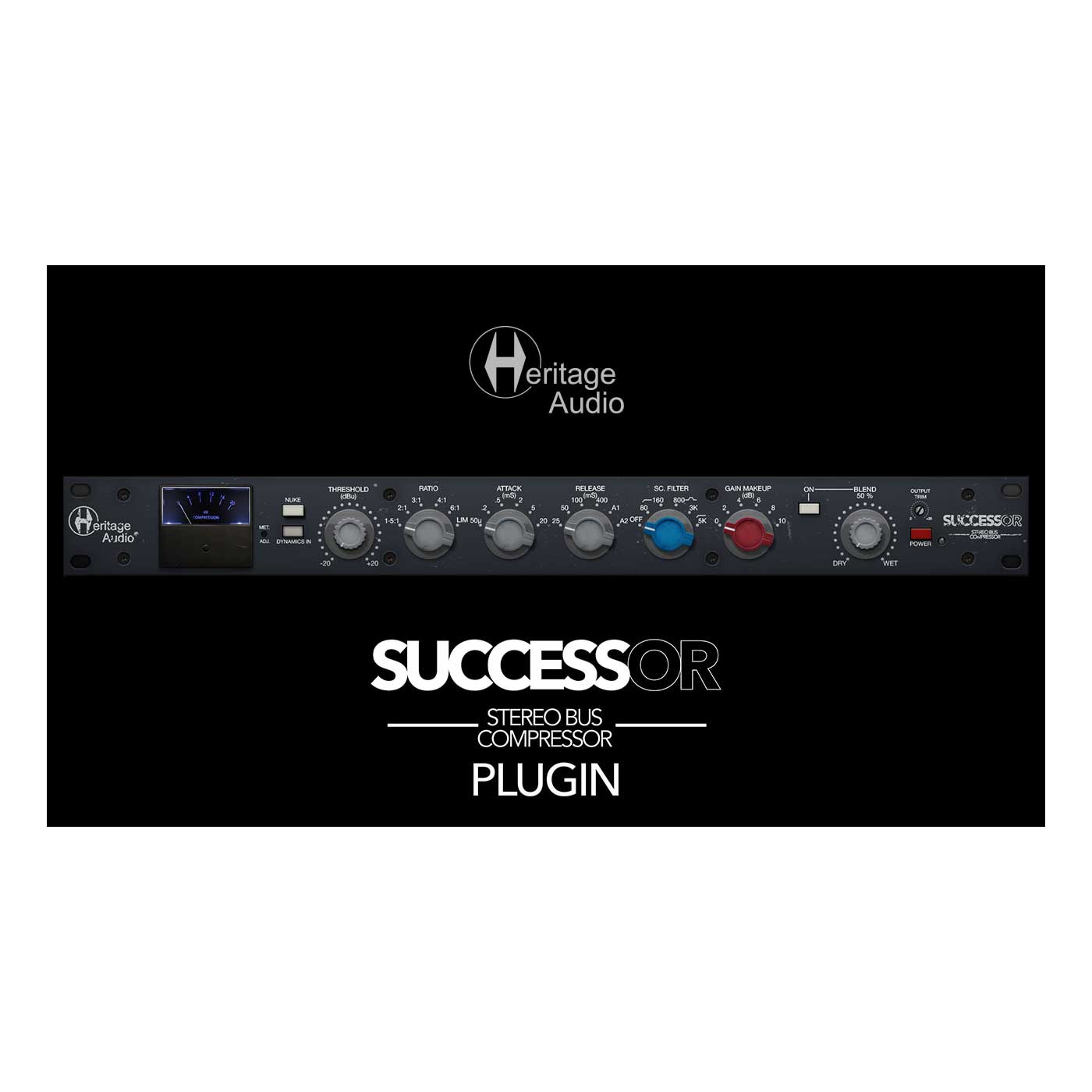 【マラソン期間中 エントリーでさらP5倍】[特価 2026/08/09迄] Heritage Audio SUCCESSOR Stereo Bus Compressor プラグインソフト ヘリテージ・オーディオ [メール納品 代引き不可]｜島村楽器