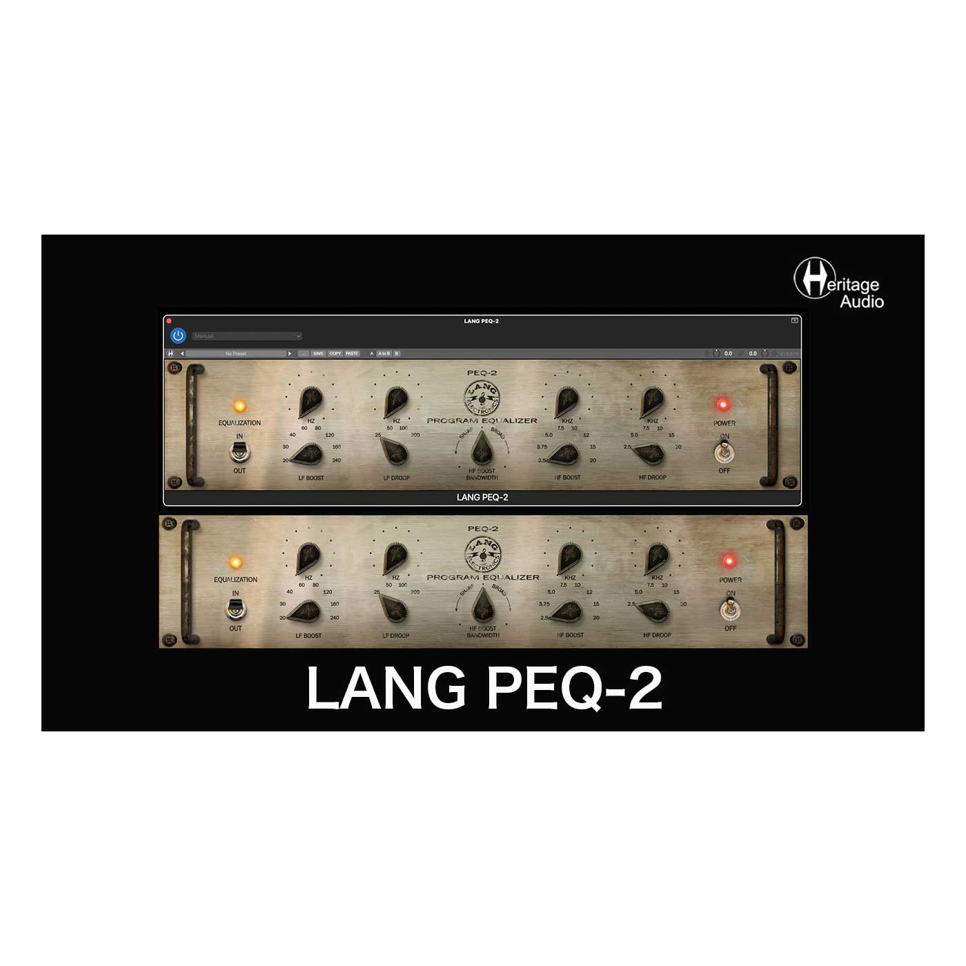 【マラソン期間中 エントリーでさらにP5倍】 Heritage Audio LANG PEQ-2 Program EQ ヘリテージ・オーディオ [メール納品 代引き不可]