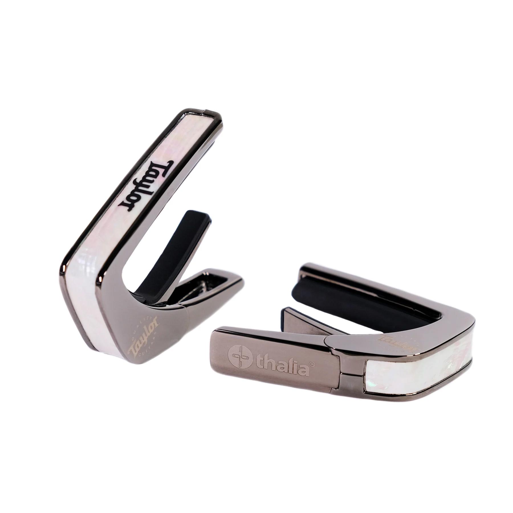 【2025年楽器店大賞 大賞受賞】 Thalia Capos MOTHER OF PEARL LOGO カポタスト Taylor ライセンスド シリーズ タリアカポ｜島村楽器