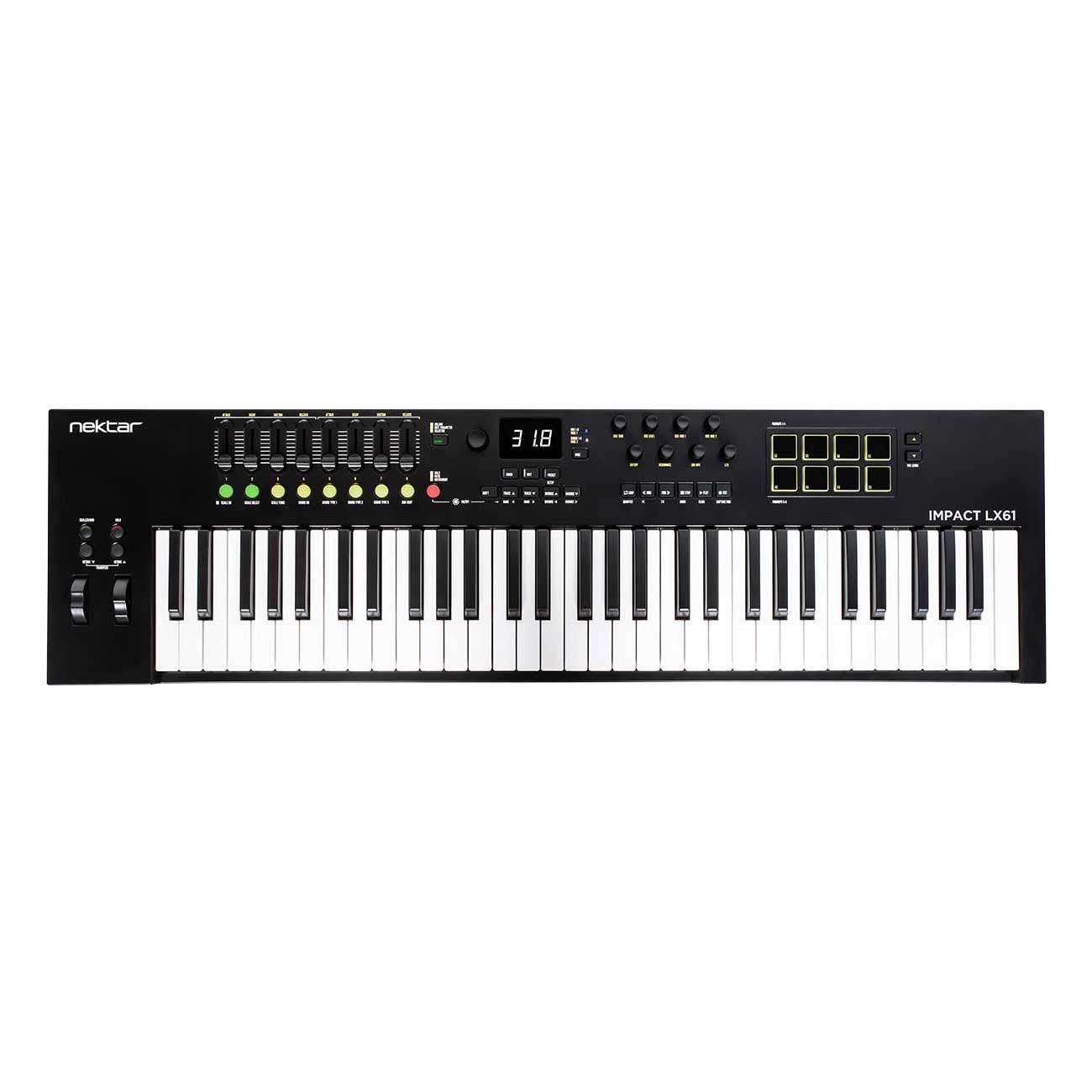 Nektar Technology Impact LX61 mk3 61鍵盤 MIDIキーボード MIDIコントローラー ベロシティ対応 ネクターテクノロジー