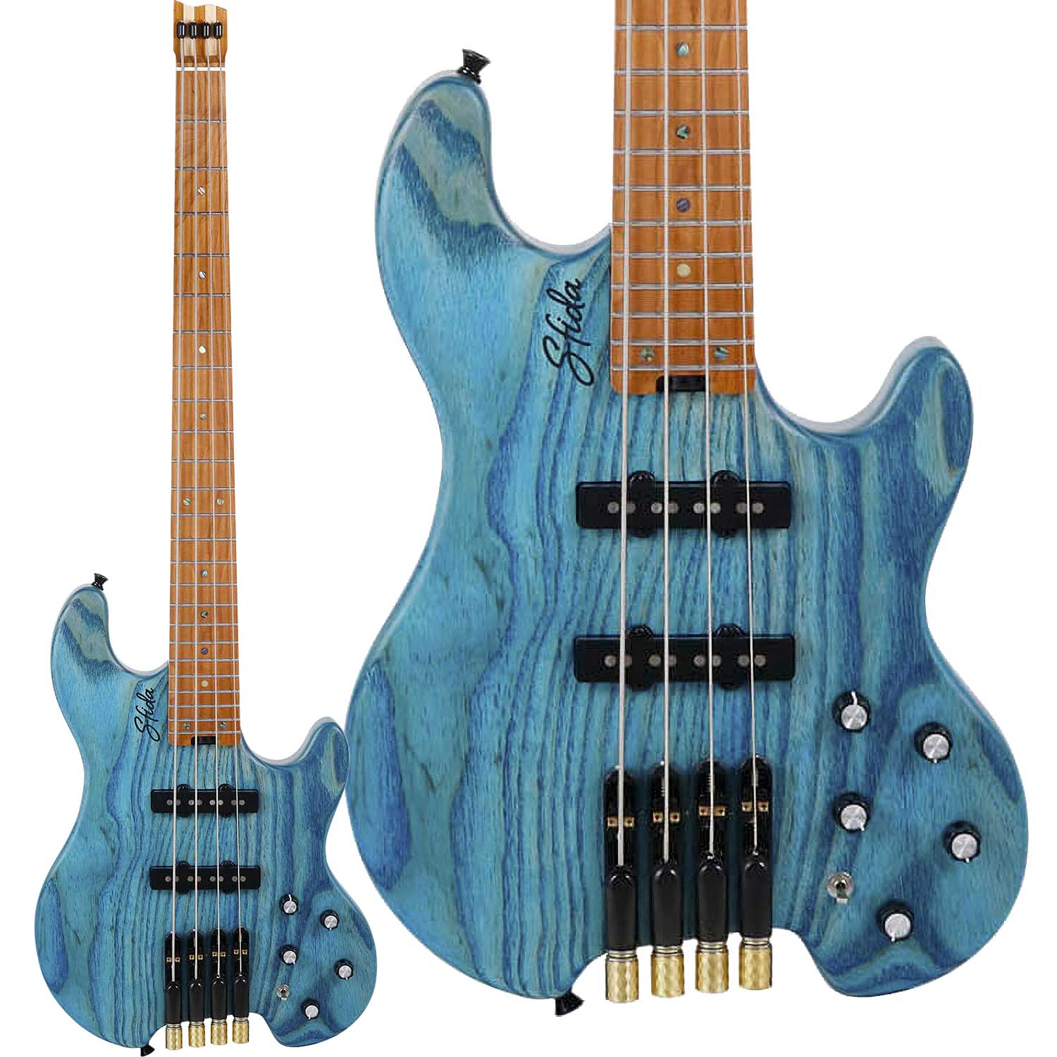 【マラソン期間中 エントリーでさらP5倍】Sfida SHB-800 Blue (ブルー) エレキベース ヘッドレス アッシュボディ スフィーダ|島村楽器
