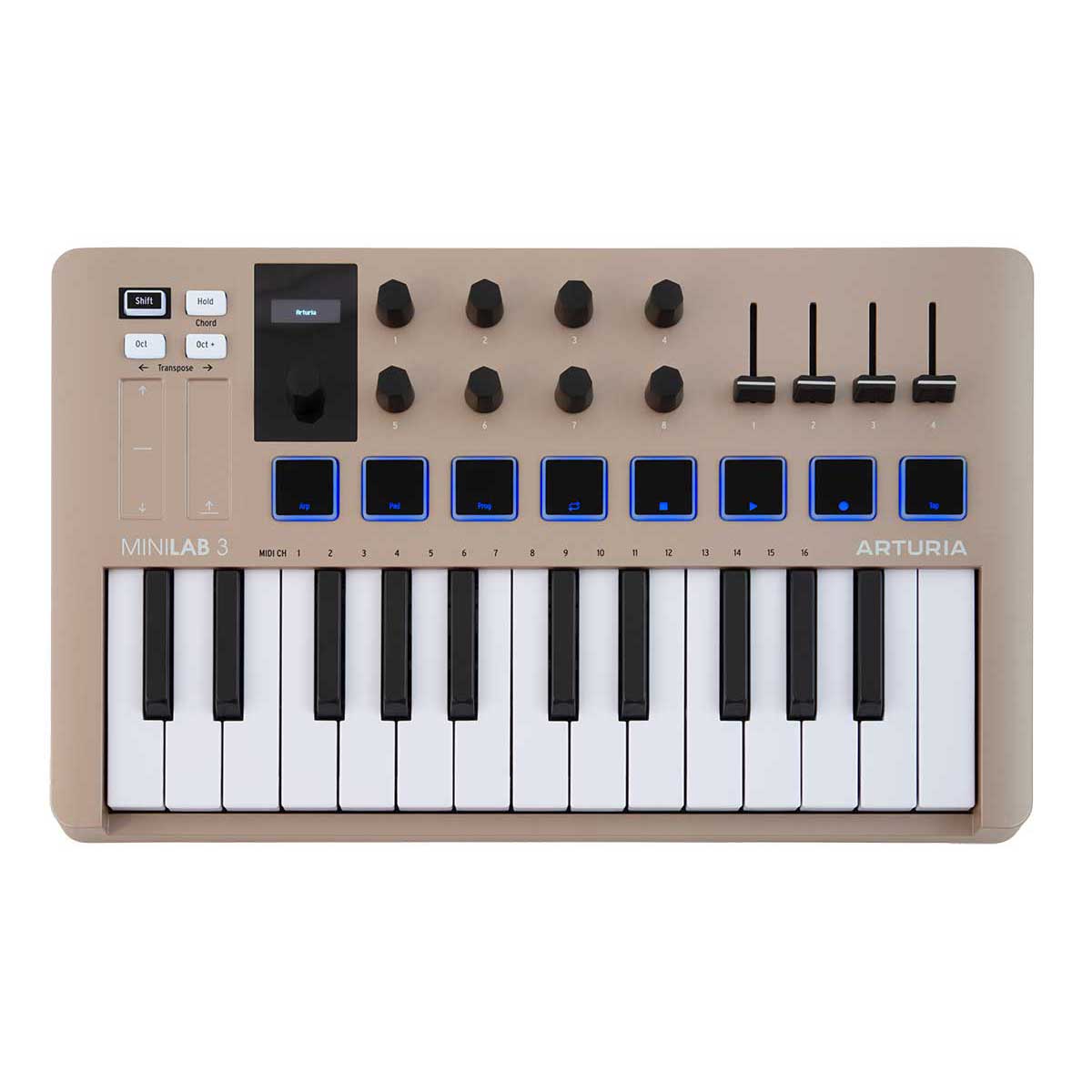 ARTURIA MINILAB 3 CHAMPAGNE (シャンパーニュ) 25鍵盤 MIDIキーボード MIDIコントローラー アートリア
