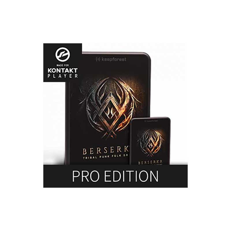 【マラソン期間中 エントリーでさらP5倍】KEEPFOREST BERSERKR PRO: TRIBAL PUNK FOLK DRUMS ソフト音源 キープフォレスト C2644[メール納品 代引き不可]｜島村楽器