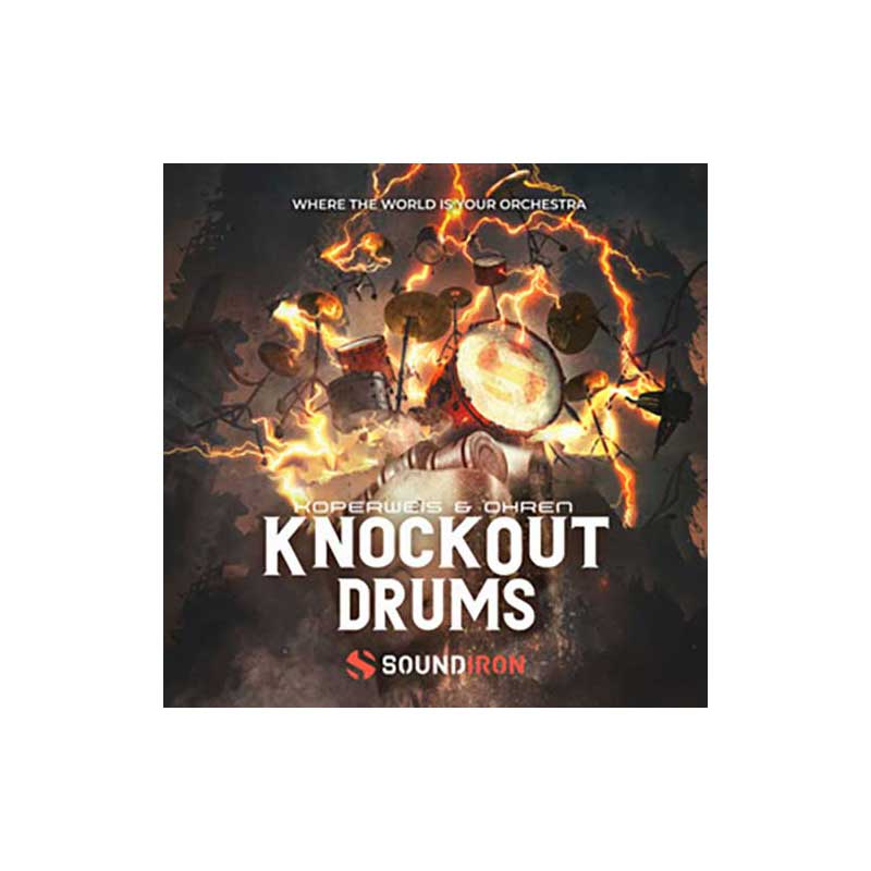 SOUNDIRON KNOCKOUT DRUMS ソフト音源 サウンドアイアン B8695[メール納品 代引き不可]