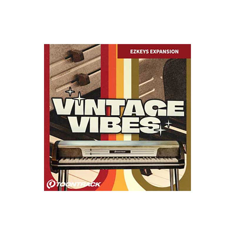 TOONTRACK EKX - Vintage Vibes ソフト音源 EKX拡張音源 トゥーントラック C8839[メール納品 代引き不可]