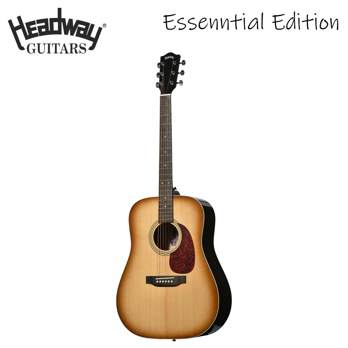 【マラソン期間中 エントリーでさらにP5倍】 Headway HD-Essential Amber Sunburst アコースティックギター ドレッドノート Essential Edition　単板トップ ヘッドウェイ