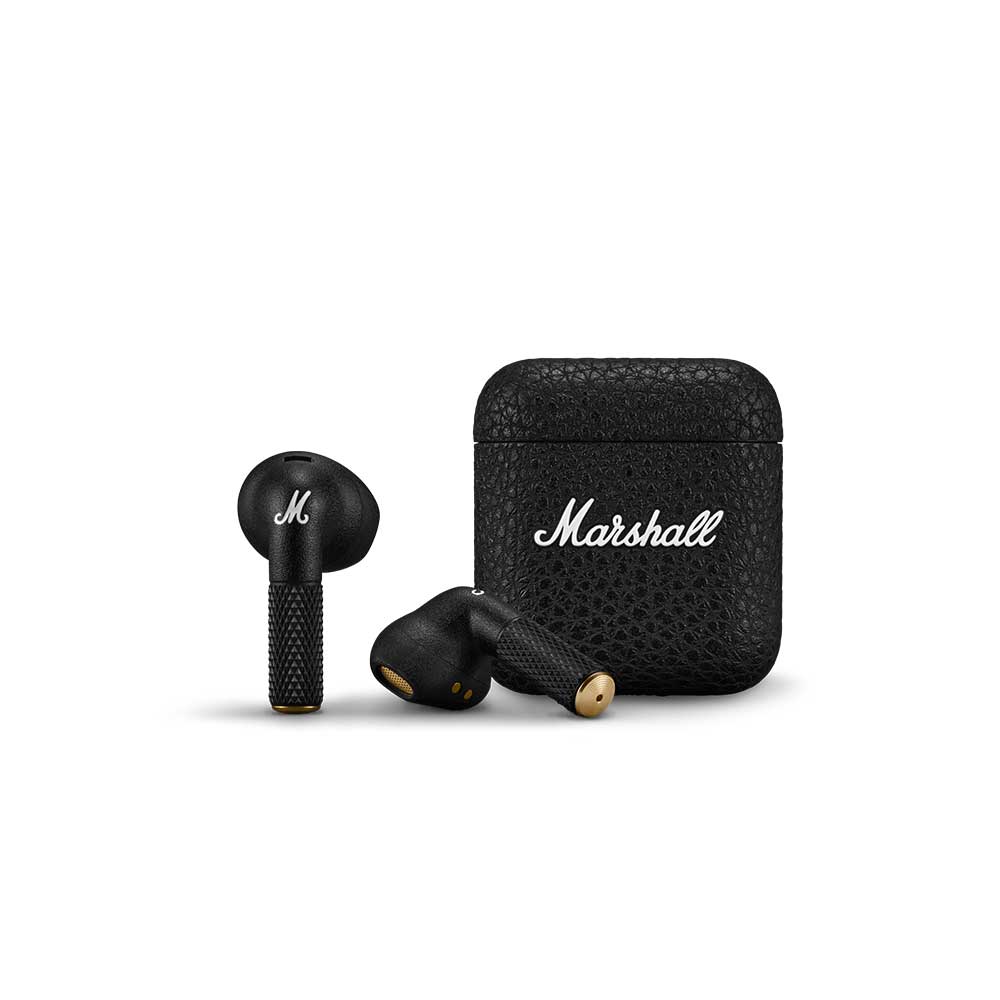 【マラソン期間中 エントリーでさらP5倍】 Marshall Headphones MINOR IV BLACK (ブラック) 完全ワイヤレスイヤホン Bluetoothイヤホン マーシャルヘッドフォンズ|島村楽器