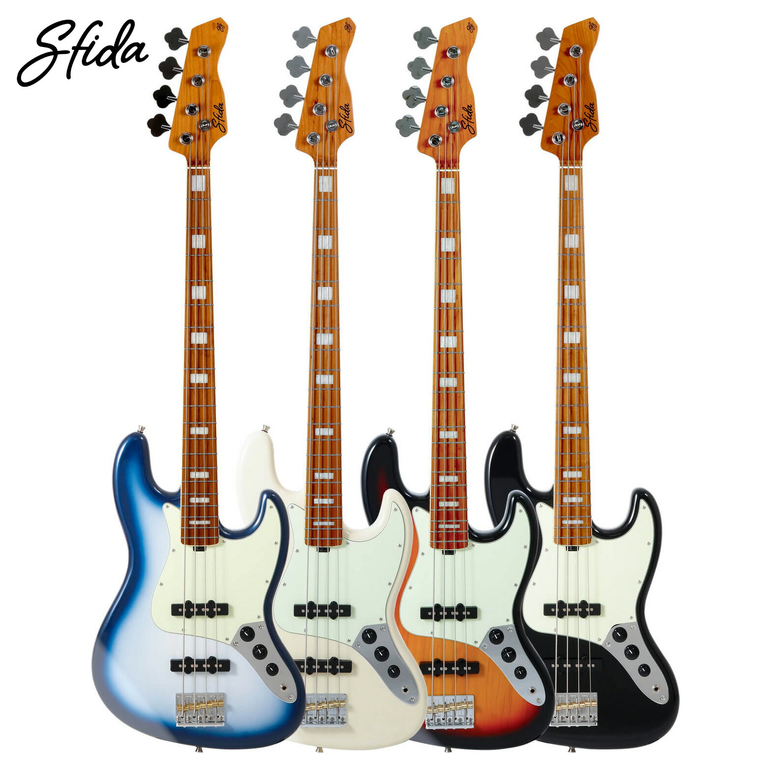 楽天市場】Futra FJS-500 BK エレキベース ストラトシェイプ 3