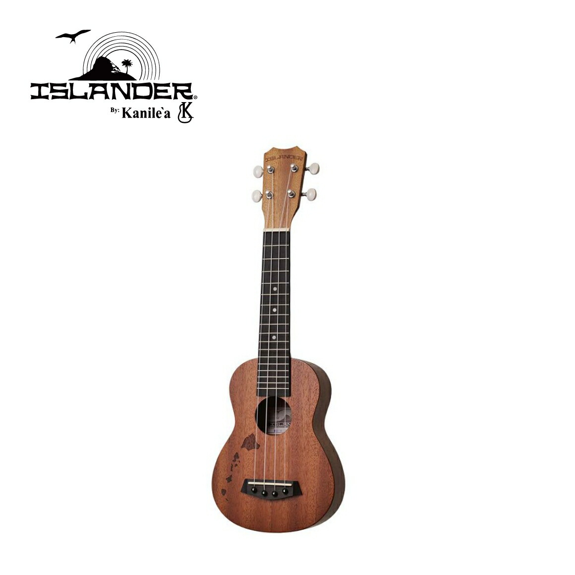 ISLANDER MS-4-ISL ソプラノウクレレ マホガニー ハワイ諸島モチーフ彫刻 アイランダー 16,425円