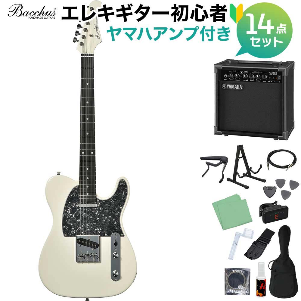 【マラソン期間中 エントリーでさらP5倍】【One Day Guitar Show2025】 Bacchus BTE-1DX RSM/P PWHMH エレキギター初心者14点セット 【ヤマハアンプ付き】 ユニバースシリーズ バッカス|島村楽器