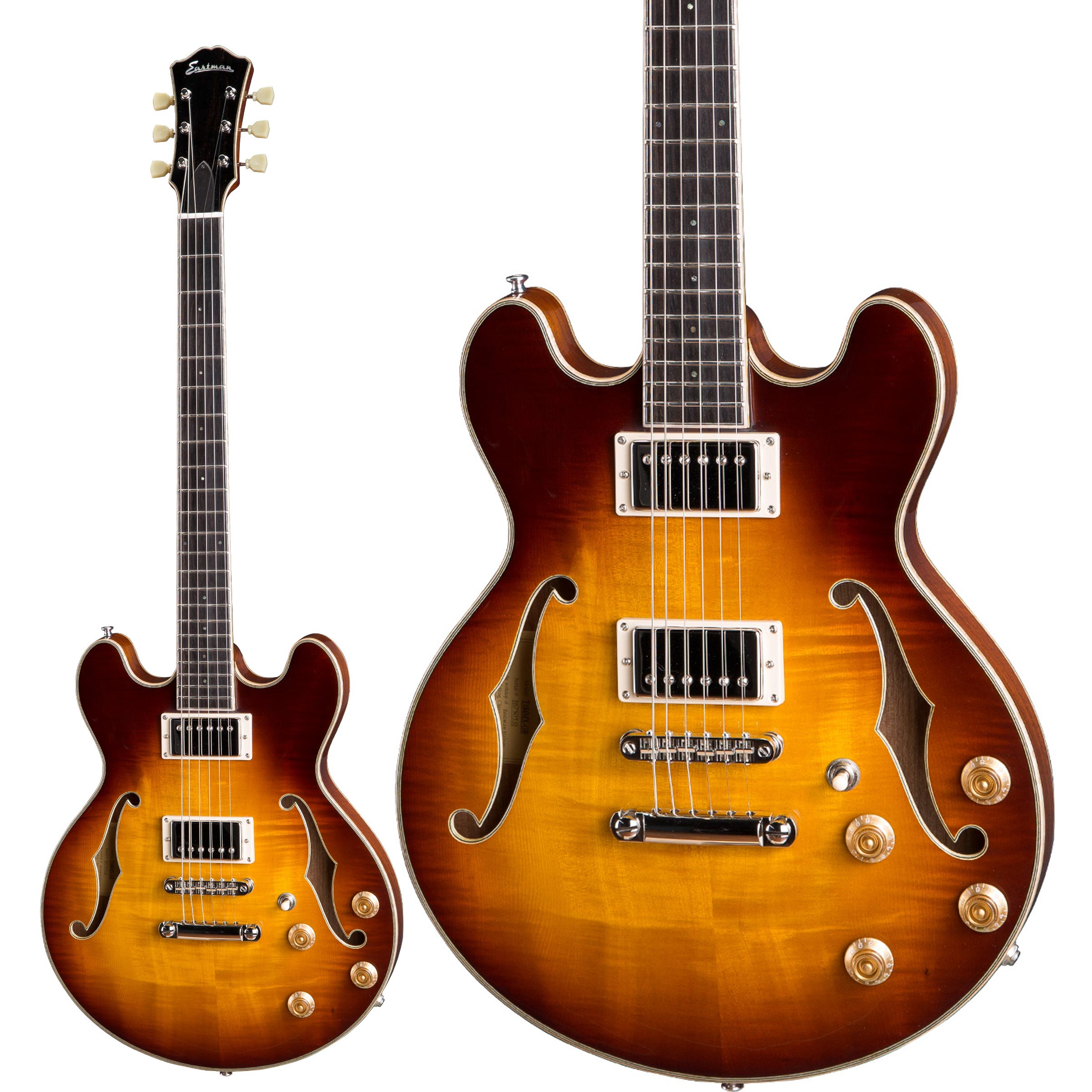 【マラソン期間中 エントリーでさらにP5倍】 Eastman T184MX Goldburst Full Hollow-Body Model エレキギター フルアコ イーストマン T184MX-GB