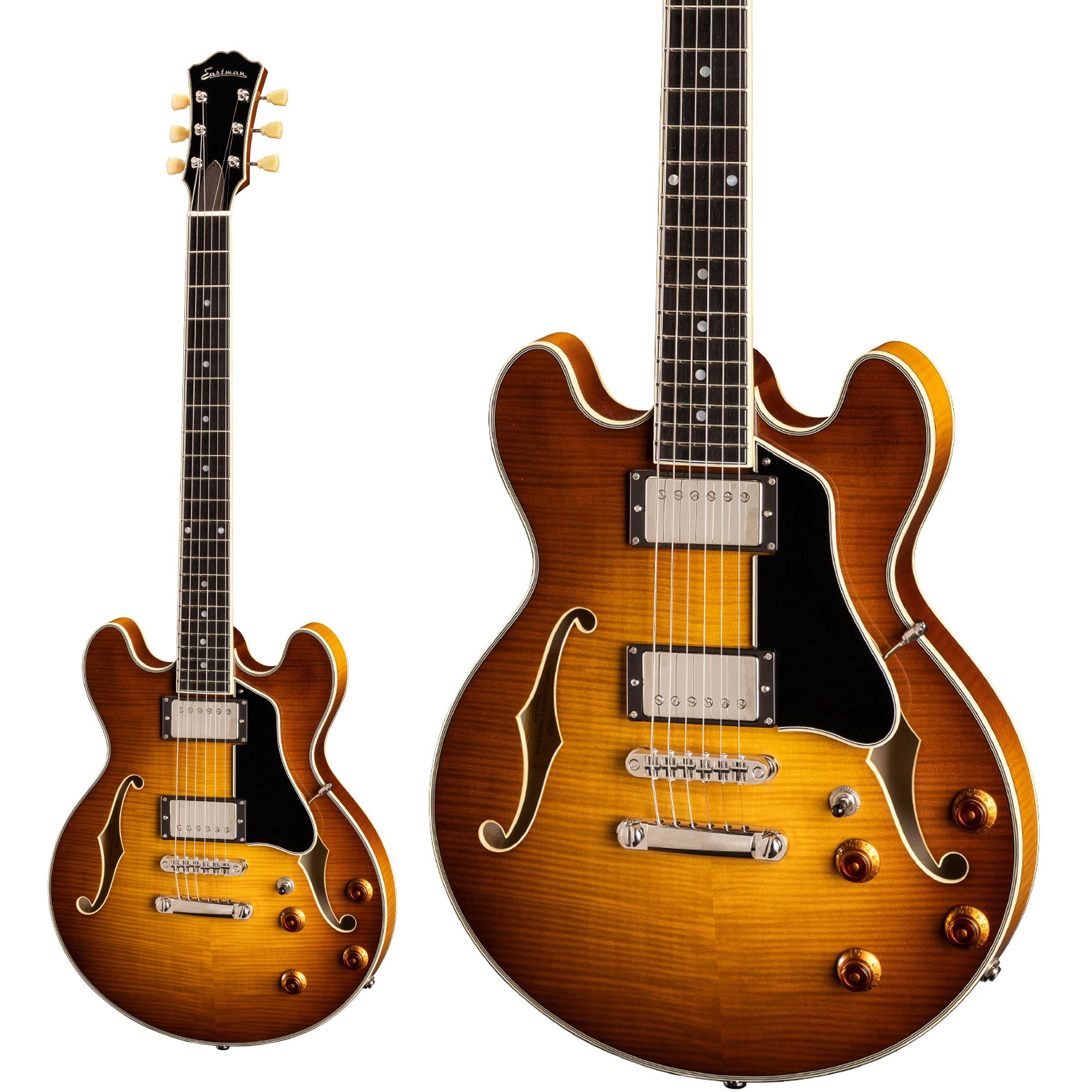 【マラソン期間中 エントリーでさらにP5倍】 Eastman T484 Goldburst Centre-Block Model エレキギター セミアコ イーストマン T484-GB