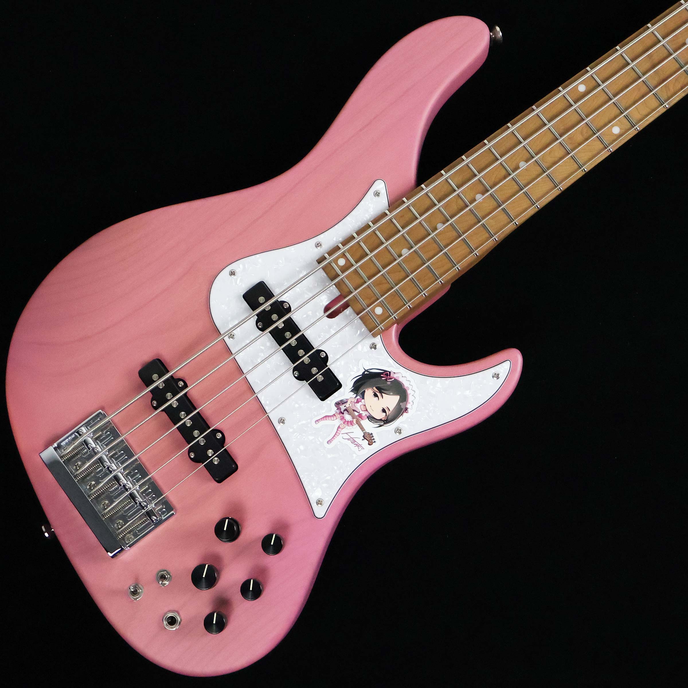 Bacchus WL524 H.J. FREAKS PINKS　S/N：CI004420 【5弦】【H.J. FREAKSシグネチャーモデル】 バッカス JTシリーズ【未展示品】