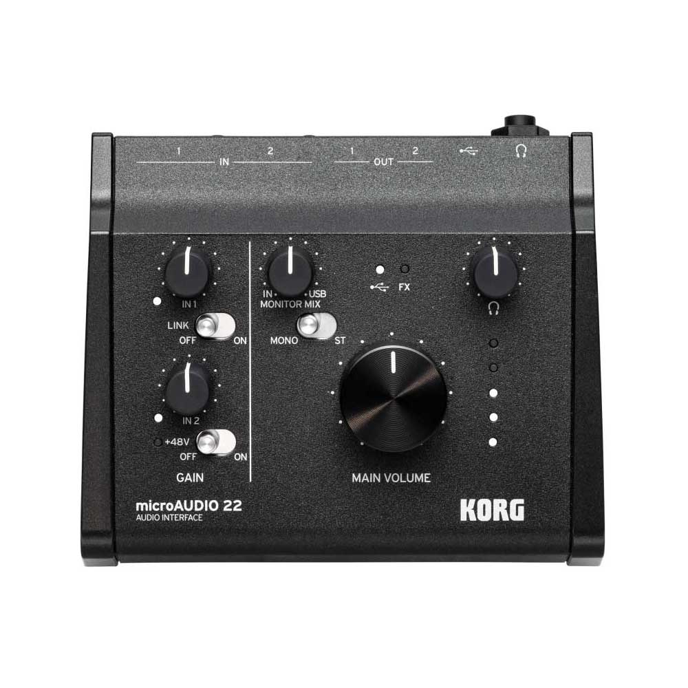【マラソン期間中 エントリーでさらP5倍】KORG microAUDIO22 オーディオインターフェイス コルグ micro AUDIO｜島村楽器