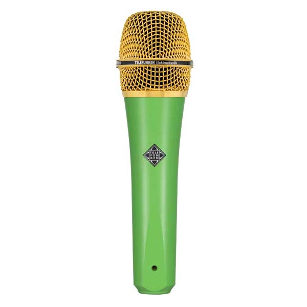 [数量限定] TELEFUNKEN M80 (グリーン) グリル：サテンゴールド ダイナミックマイク テレフンケン