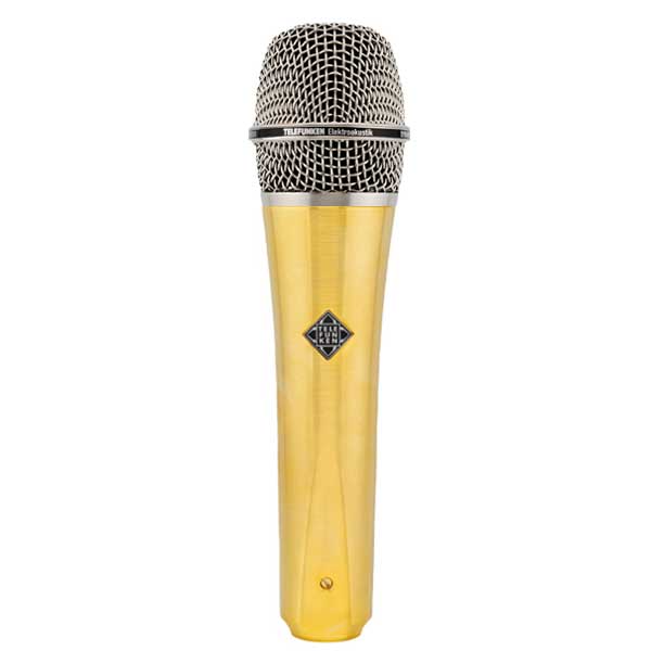 [数量限定] TELEFUNKEN M80 (サテンゴールド) グリル：サテンクローム ダイナミックマイク テレフンケン