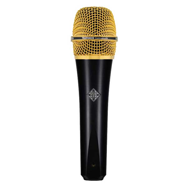 【マラソン期間中 エントリーでさらにP5倍】[数量限定] TELEFUNKEN M80 Standard (ブラック) グリル：サテンゴールド ダイナミックマイク テレフンケン