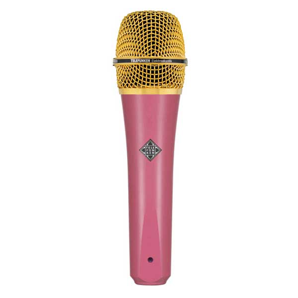 [数量限定] TELEFUNKEN M80 (ピンク) グリル：サテンゴールド ダイナミックマイク テレフンケン