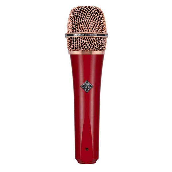 [数量限定] TELEFUNKEN M80 (レッド) グリル：ローズゴールド ダイナミックマイク テレフンケン
