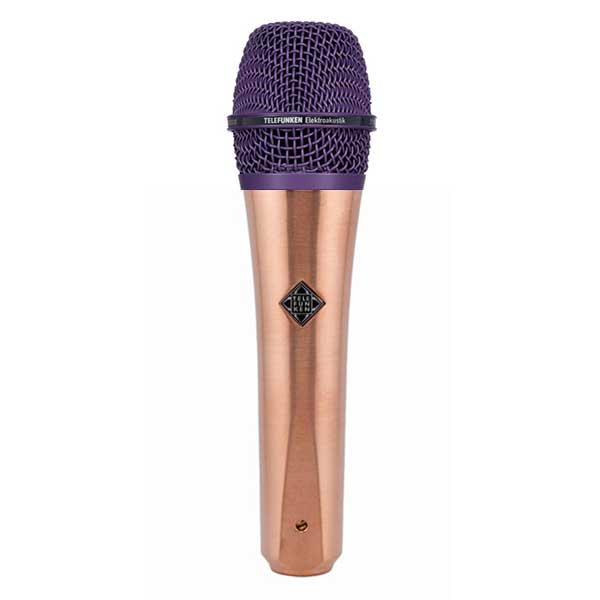[数量限定] TELEFUNKEN M80 (ローズゴールド) グリル：パープル ダイナミックマイク テレフンケン