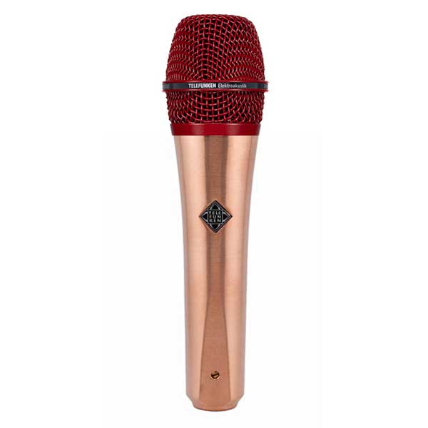 [数量限定] TELEFUNKEN M80 (ローズゴールド) グリル：レッド ダイナミックマイク テレフンケン