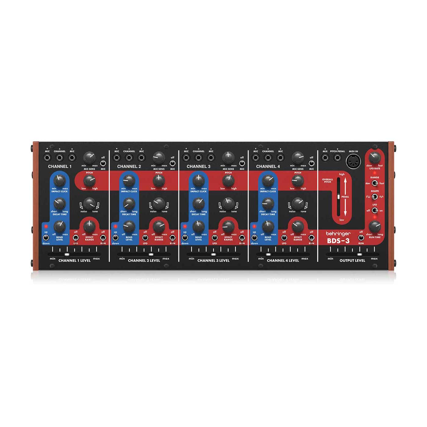 BEHRINGER BDS-3 ４チャンネル　ユーロラック対応アナログドラムシンセサイザー ベリンガー