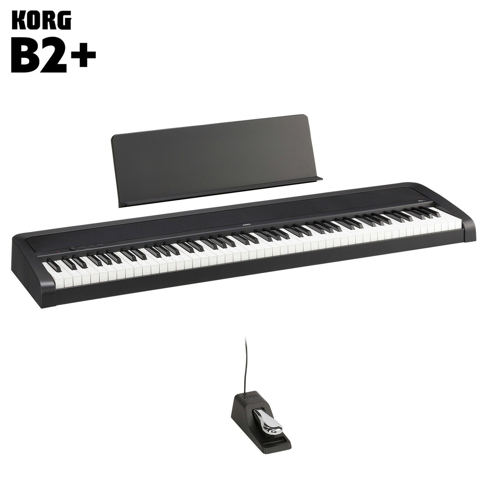 KORG B2+ BK ブラック 電子ピアノ 88鍵盤 コルグ 【アウトレット】