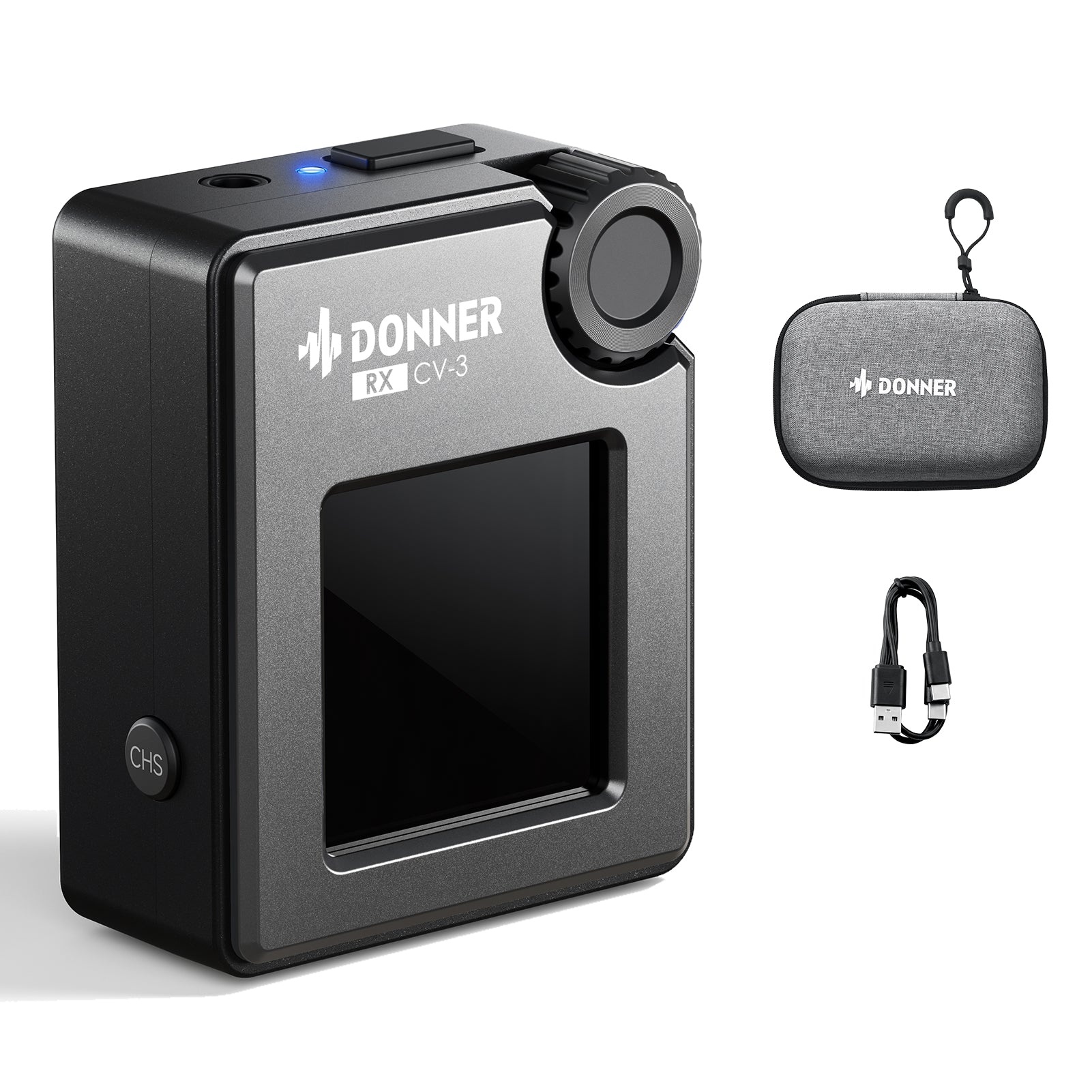 Donner CV-3R Receiver イヤーモニターワイヤレス レシーバー単体 受信機 ドナー CV-3-RX｜島村楽器