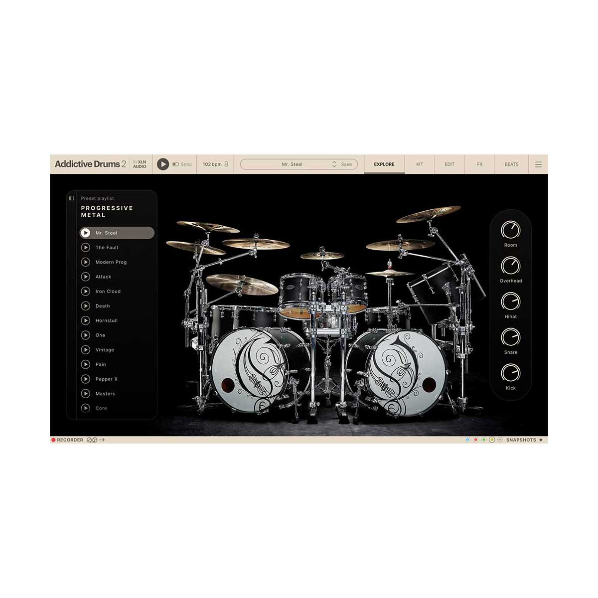 XLN Audio Addictive Drums 2:Progressive Metal Adpak XLNオーディオ [メール納品 代引き不可]｜島村楽器
