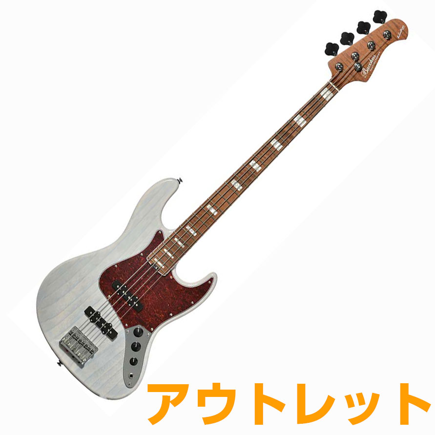 【マラソン期間中 エントリーでさらP5倍】Bacchus WL4-ASH BPM エレキベース アッシュ材 ローステッドメイプル指板 シースルーカラー バッカス 【アウトレット】｜島村楽器