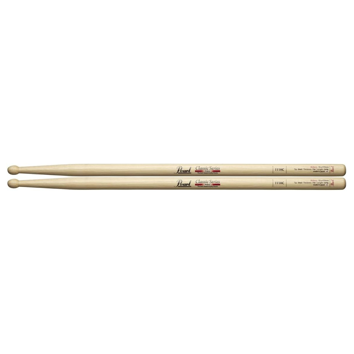楽天市場】Pearl パール STH-111 15×410mm ヒッコリー スタンダード