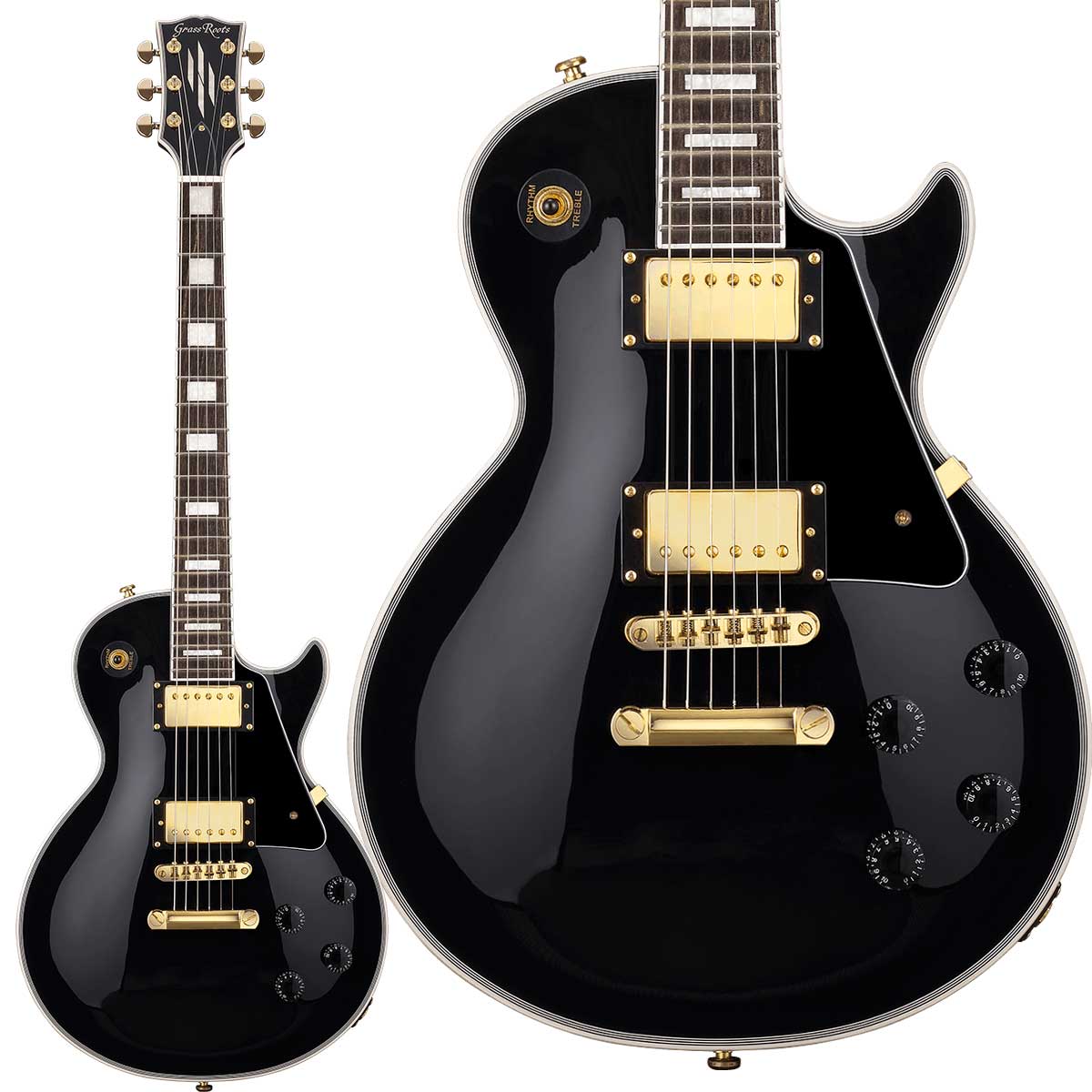 楽天市場】GrassRoots G-LP-60C JS 新品 ジョンサイクス風 ブラック