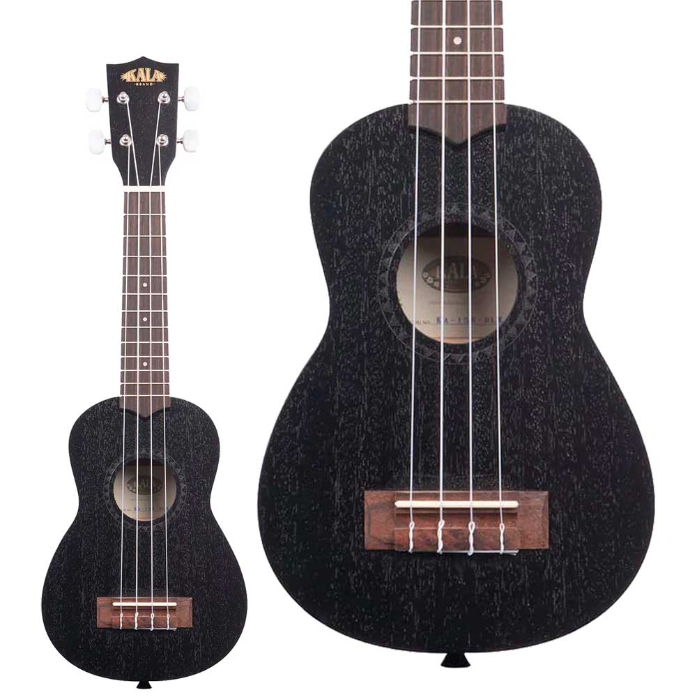 KALA KA-15S-BLK (ブラック) Black Satin Mahogany Soprano ソプラノウクレレ マホガニー カラ