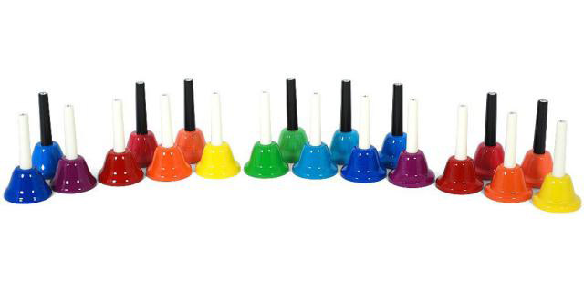 楽天市場】ミュージックベル 20音 BC-20K/MU マルチカラー 音楽ベル