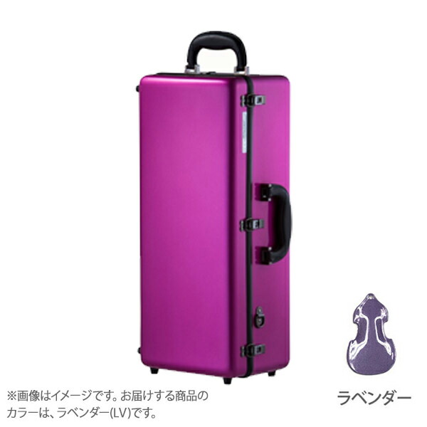【マラソン期間中 エントリーでさらにP5倍】 C.C.シャイニーケース シャイニーケースII TRPダブル LV ラベンダー トランペット ケース ダブル