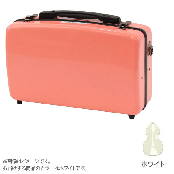 【マラソン期間中 エントリーでさらにP5倍】 C.C.シャイニーケース CC2-OB-WH ホワイト オーボエ用軽量ファイバーケース