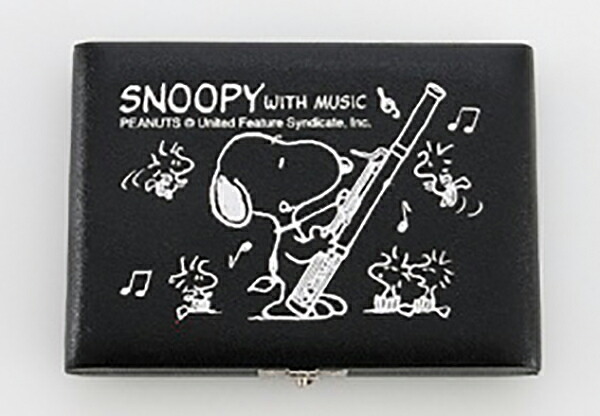 【マラソン期間中 エントリーでさらにP5倍】 SNOOPY SFG05 黒 リードケース ファゴット 5本入 スヌーピー