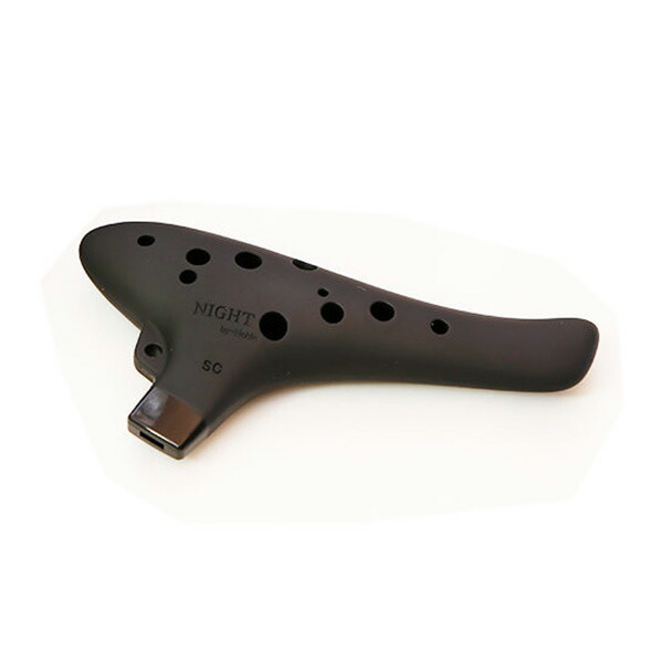 楽天市場】NIGHT by Noble プラオカリナ アルトC調 ブラック オカリナ