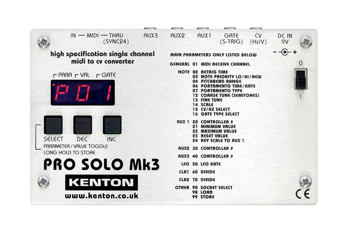 KENTON PRO SOLO Mk3 MIDI to CV Gate Clock コンバーター ケントン 28,875円