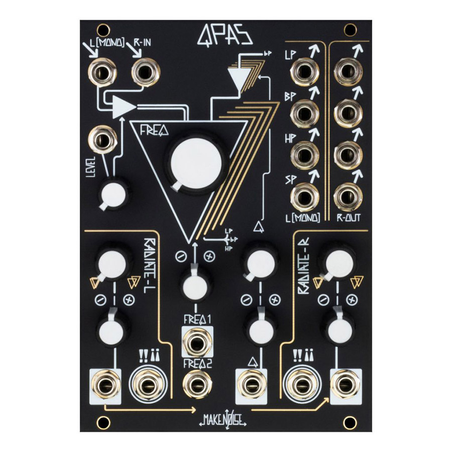 Make Noise QPAS ユーロラック・モジュラーシンセサイザーステレオ・フィルター メイクノイズ