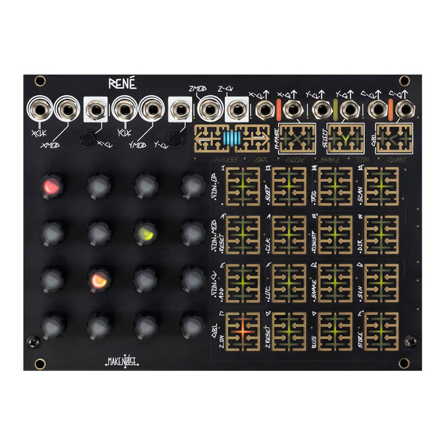 Make Noise Rene2 ユーロラック・モジュラーシンセサイザー デカルト・ミュージック・シーケンサー メイクノイズ