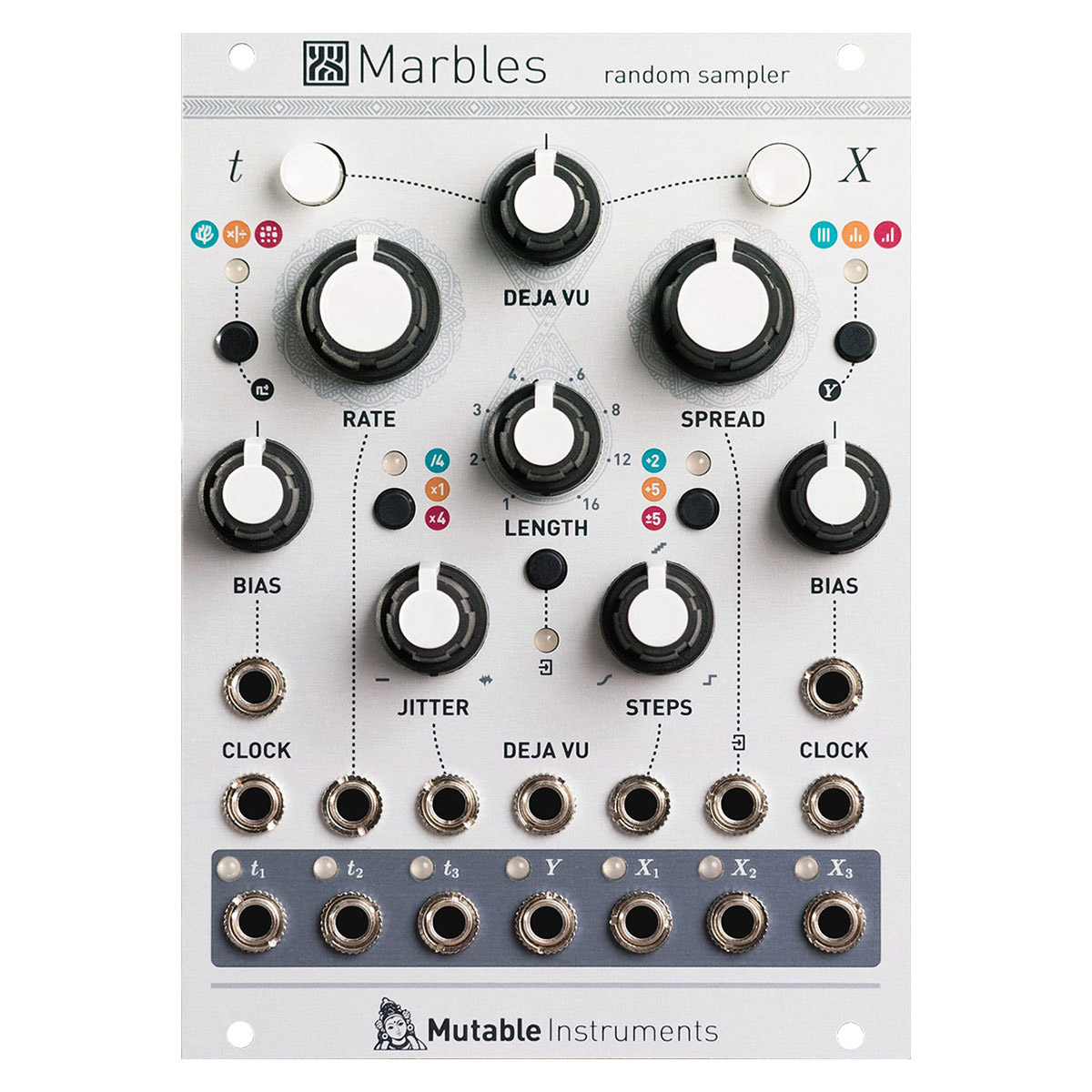 Mutable Instruments Marbles ユーロラック モジュラーシンセサイザー ランダムcvジェネレーター プロセッサー ミュータブル Giet Edu