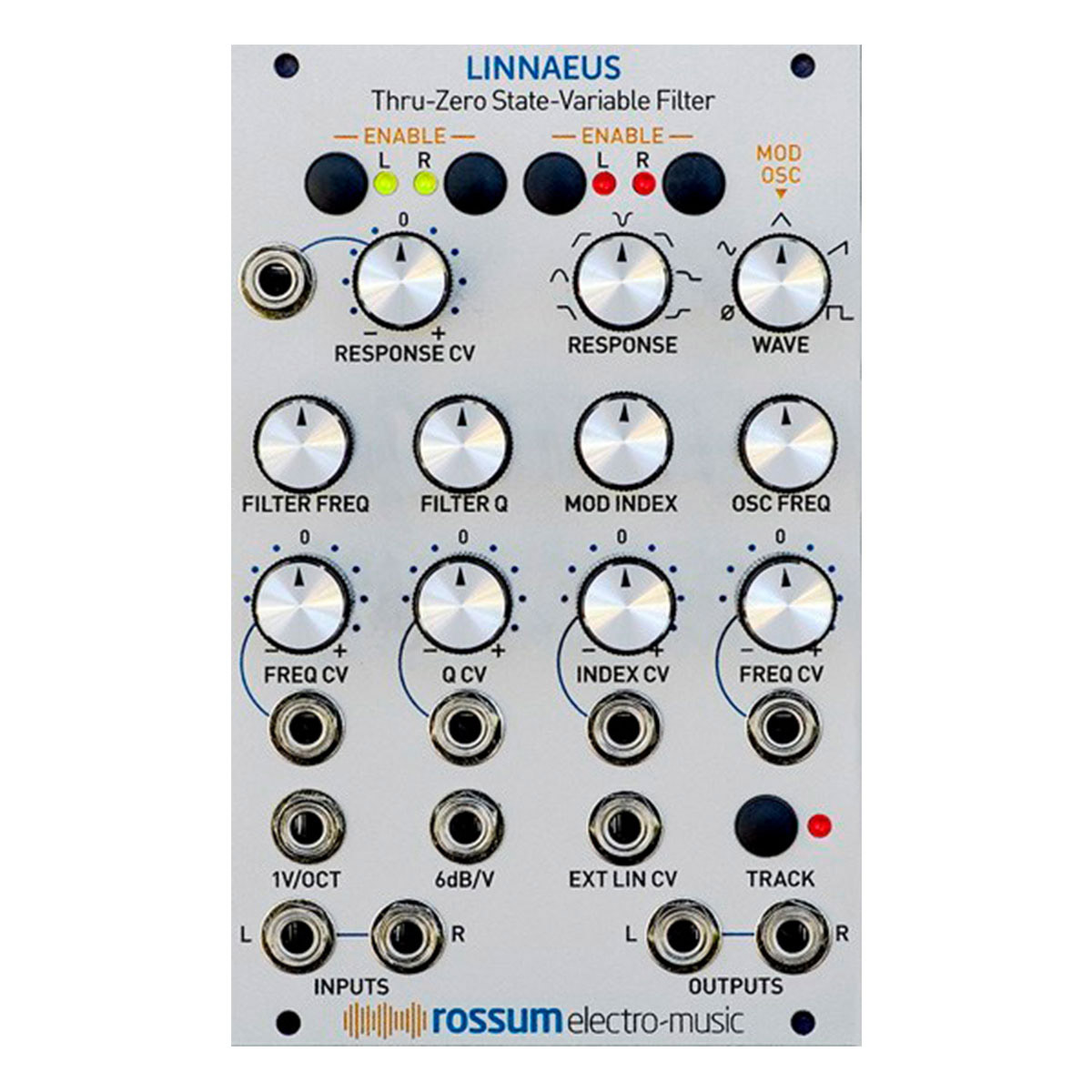 Rossum Electro Music Linnaeus ユーロラック・モジュラーシンセサイザー ステレオ・ステイト・バリアブル・フィルター ロッサムエレクトロミュージック