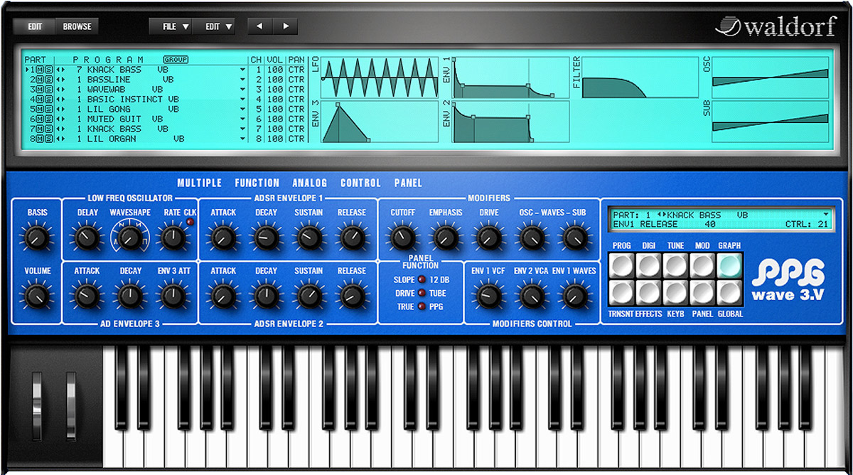 【マラソン期間中 エントリーでさらP5倍】Waldorf PPG Wave3.v ウェーブテーブル・シンセサイザー ソフトウェア ウォルドルフ｜島村楽器