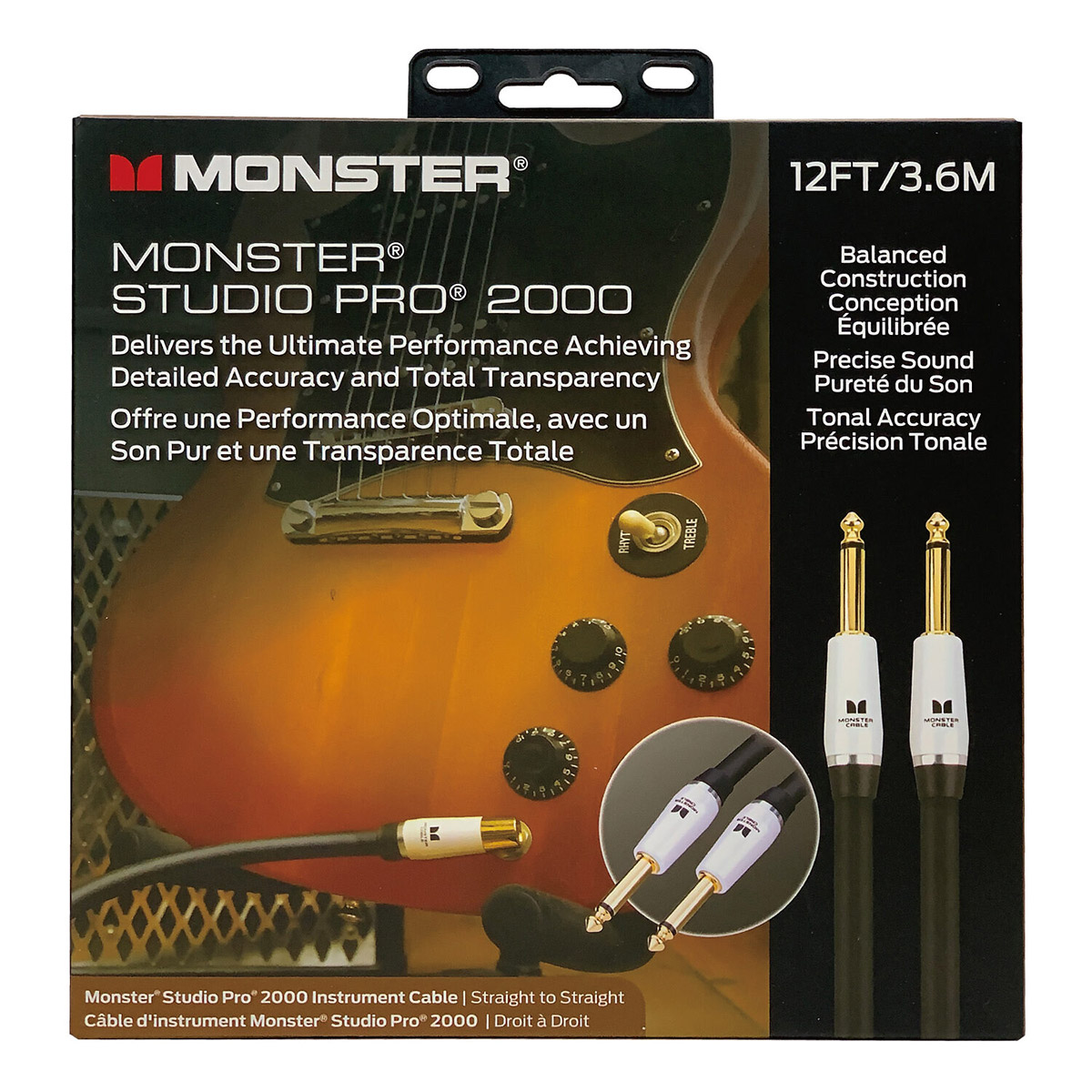 MONSTER CABLE SP2000-I-12 (I 型) STUDIO PRO 2000 INST モンスターケーブル
